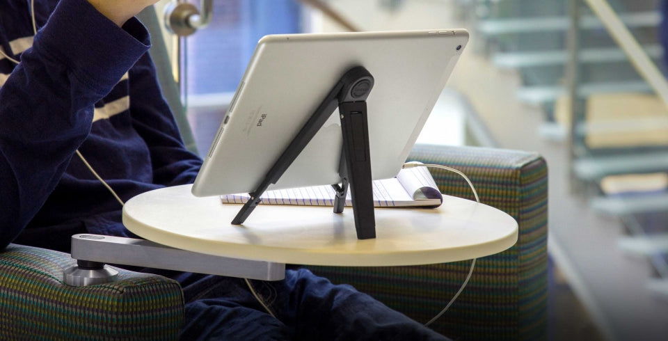 Get up. Stand up. The ultimate<br>iPad stand just got better